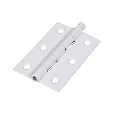 TIMCO Butt Hinges Loose Pin (1840) Steel White - 75 x 50 (2pcs)