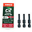TIMCO C2 Clamp-Fix Multi-Purpose Premium Countersunk Gold Woodscrews - 5.0 x 50