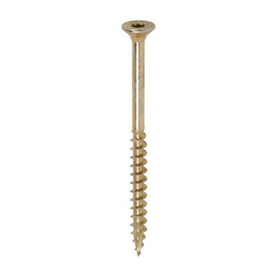 TIMCO C2 Clamp-Fix Multi-Purpose Premium Countersunk Gold Woodscrews - 5.0 x 70 (200pcs)