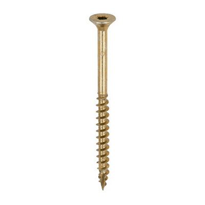 TIMCO C2 Clamp-Fix Multi-Purpose Premium Countersunk Gold Woodscrews - 5.0 x 70 (375pcs)