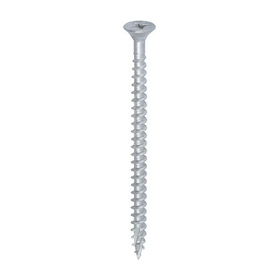 TIMCO C2 Exterior Multi-Purpose Premium Countersunk Silver Woodscrews - 5.0 x 80 (110pcs) Price Comparisons | Compare The Build
