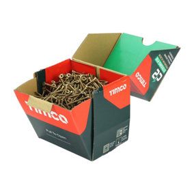 TIMCO C2 Strong-Fix Multi-Purpose Premium Countersunk Gold Woodscrews - 4.0 x 40 (1000pcs)