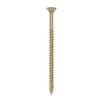 TIMCO C2 Strong-Fix Multi-Purpose Premium Countersunk Gold Woodscrews - 5.0 x 90 (100pcs)