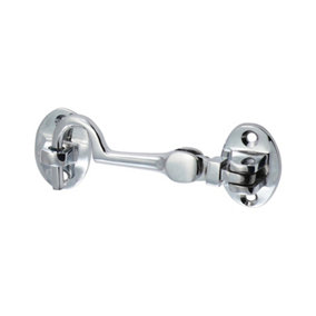 Timco - Cabin Hook - Polished Chrome (Size 75mm - 1 Each)
