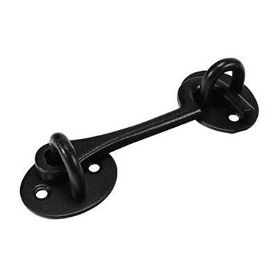 Timco - Cabin Hooks - Black (Size 4" - 1 Each)