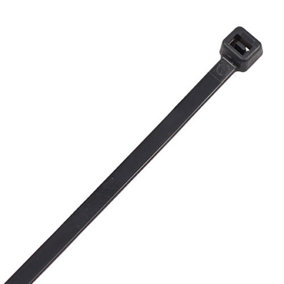 Timco - Cable Ties - Black (Size 7.6 x 250 - 100 Pieces)