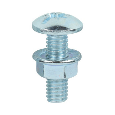 TIMCO Cable Tray Bolts & Flange Nuts Silver - M6 x 20 Price Comparisons | Compare The Build