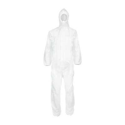 Timco - Cat III Type 5/6 Coverall - High Risk Protection - White (Size Medium - 1 Each)