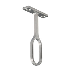 Timco - Centre Bracket - For Oval Tube - Polished Chrome (Size 30 x 15 - 1 Each)