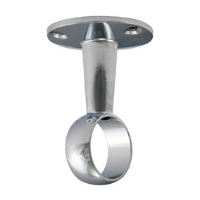 Timco - Centre Bracket - For Round Tube - Polished Chrome (Size 25mm - 1 Each)