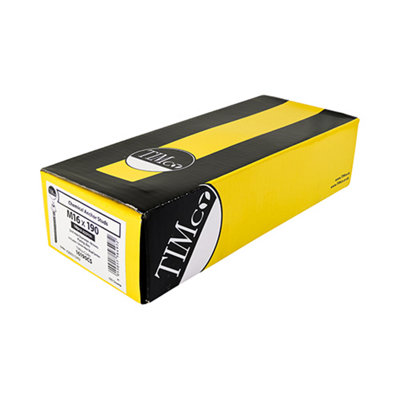 Timco - Chemical Anchor Threaded Studs, Nuts & Washers - Zinc (Size M8 x 110 - 10 Pieces)