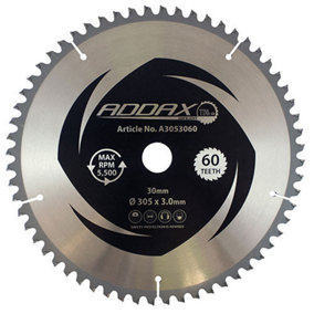 Timco - Circular Saw Blade (-5 Degree, Size 305 x 30 x 60T - 1 Each)