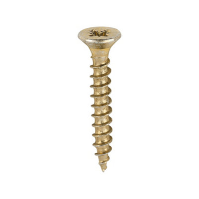 TIMCO Classic Multi-Purpose Countersunk Gold Woodscrews - 3.0 x 20 (200pcs)