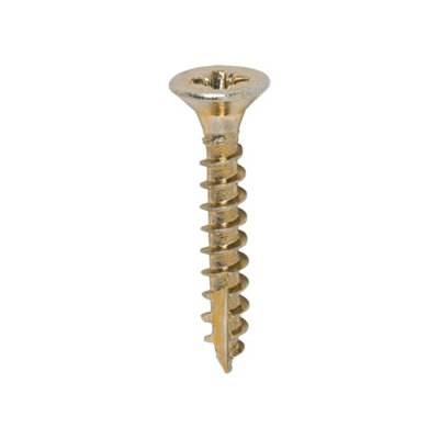 TIMCO Classic Multi-Purpose Countersunk Gold Woodscrews - 4.0 x 25 (200pcs)