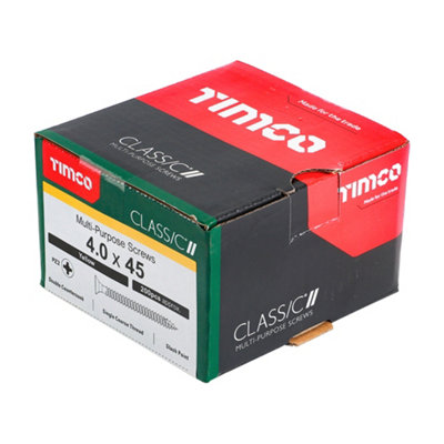 TIMCO Classic Multi-Purpose Countersunk Gold Woodscrews - 4.0 x 45
