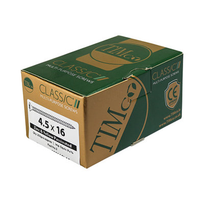 TIMCO Classic Multi-Purpose Countersunk Gold Woodscrews - 6.0 x 45 (200pcs)