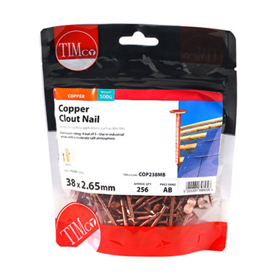 TIMCO Clout Nails Copper - 38 x 2.65
