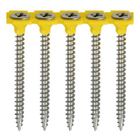 TIMCO Collated Classic Multi-Purpose Countersunk A2 Stainless Steel Woodcrews - 4.0 x 50 (1000pcs)