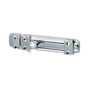 TIMCO Contract Flat Section Bolt Polished Chrome - 110 x 25mm