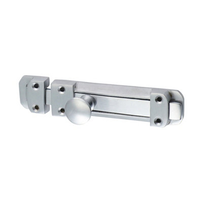 Timco - Contract Flat Section Bolt - Satin Chrome (Size 135 x 30mm - 1 Each) Price Comparisons | Compare The Build