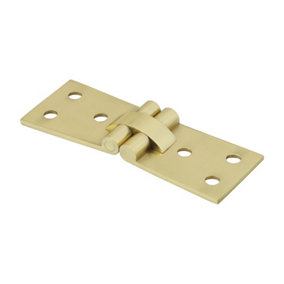 TIMCO Counter Flap Brass Hinges Polished Brass - 100 x 40