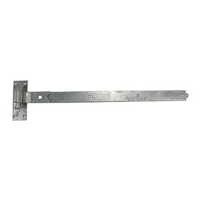 TIMCO Cranked Band & Hook On Plates Hinges Hot Dipped Galvanised - 600mm (2pcs)