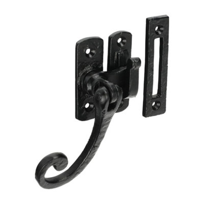 Timco - Curly Tail Casement Fastener - Antique Black (Size 86mm - 1 Each)