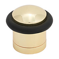TIMCO Cylinder Door Stop Polished Brass - 41mm