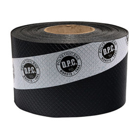 Timco - Damp Proof Course - Black (Size 112mm x 30m - 1 Each)
