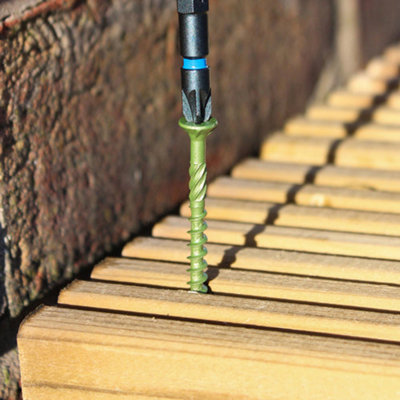thumbnail image 2 of 250x Timco C2 Exterior Decking Screws – 4.5 X 50mm – T20 Torx Head – Outdoor Wood 2 of 4