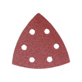 Timco - Delta Sanding Pads - 60 Grit - Red (Size 95 x 95mm - 5 Pieces)