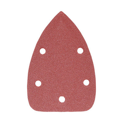 Timco - Detail Sanding Pads - 120 Grit - Red (Size 95 x 136mm - 5 ...