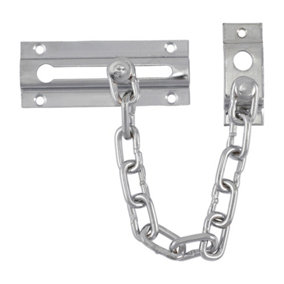 Timco - Door Chain - Satin Chrome (Size 85mm - 1 Each)