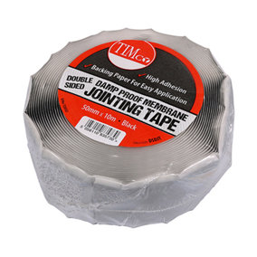 Timco - Double Sided Damp Proof Membrane Jointing Tape (Size 10m x 50mm - 1 Each)