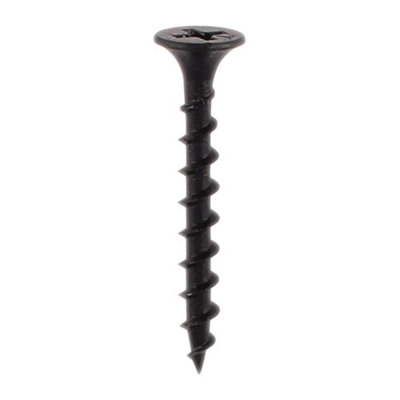 TIMCO Drywall Coarse Thread Bugle Head Black Screws - 3.5 x 25 (200pcs)