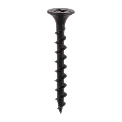 TIMCO Drywall Coarse Thread Bugle Head Black Screws - 3.5 x 25
