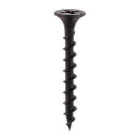 TIMCO Drywall Coarse Thread Bugle Head Black Screws - 3.5 x 25