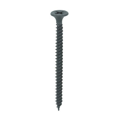 TIMCO Drywall Fine Thread Bugle Head Black Screws - 3.5 x 50