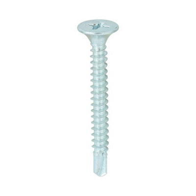 TIMCO Drywall Self-Drilling Bugle Head Silver Screws - 3.5 x 32