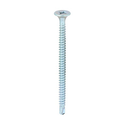 TIMCO Drywall Self-Drilling Bugle Head Silver Screws - 3.5 x 55