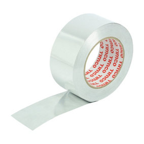 Timco - Extreme Temperature Aluminium Foil Tape (Size 45m x 50mm - 1 Each)