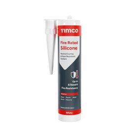 Timco - Fire Rated Silicone (Size 300ml - 1 Each)