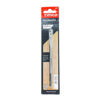 Timco - Flat Wood Bit (Size 10.0 x 152 - 1 Each)