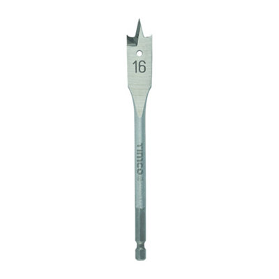 Timco - Flat Wood Bit (Size 16.0 x 152 - 1 Each)