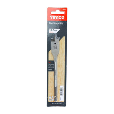Timco - Flat Wood Bit (Size 19.0 x 152 - 1 Each)