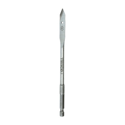 Timco - Flat Wood Bit (Size 8.0 x 152 - 1 Each)