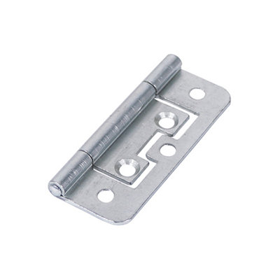 Timco - Flush Hinge (105) - Zinc (Size 63 x 37 - 2 Pieces)