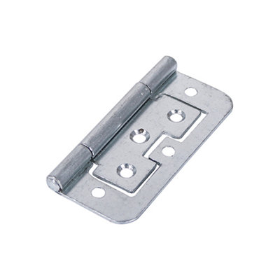 Timco - Flush Hinge (105) - Zinc (Size 75 x 51 - 2 Pieces)