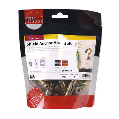 TIMCO Forged Hooks With Sheil Anchors Gold - M6