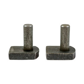 Timco - Gate Hooks to Weld - Self Coloured (Size 16mm - 2 Pieces)